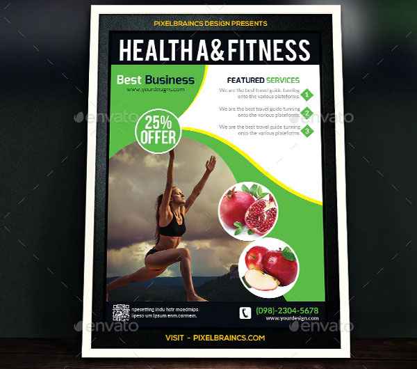 Health and Fitness Flyer Design