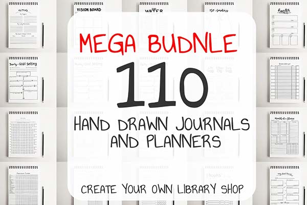 Journals And Planners Templates Bundle