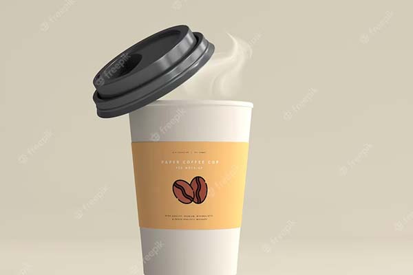 Medium Paper Coffee Cup Free Mockup