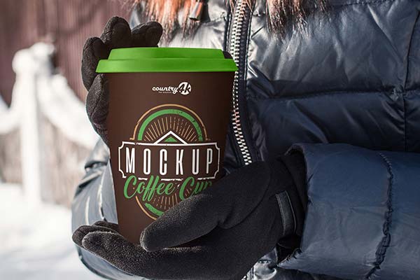 PSD Coffee Cup Free Mockup