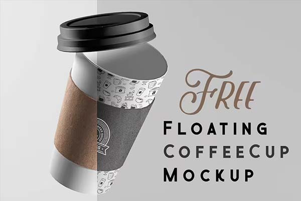 Photo Realistic Photoshop Free Coffee Cup Mockup
