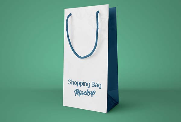 Sample Free Shopping Bag Mockup