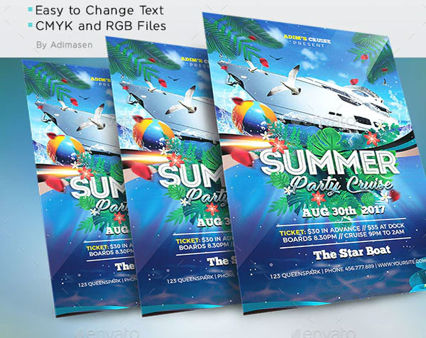Summer Cruise Party Flyer