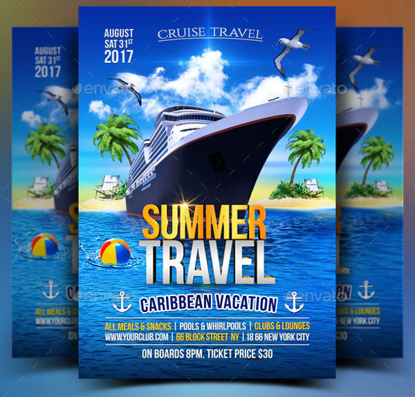 Summer Cruise Travel Flyer