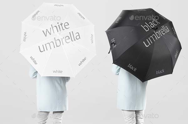 Vector Umbrella Mockup