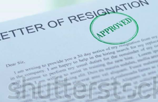 Approved Letter of Resignation