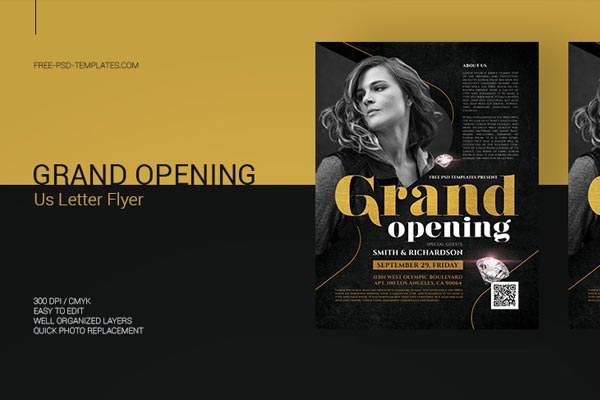 Free Grand Opening Flyer Templates