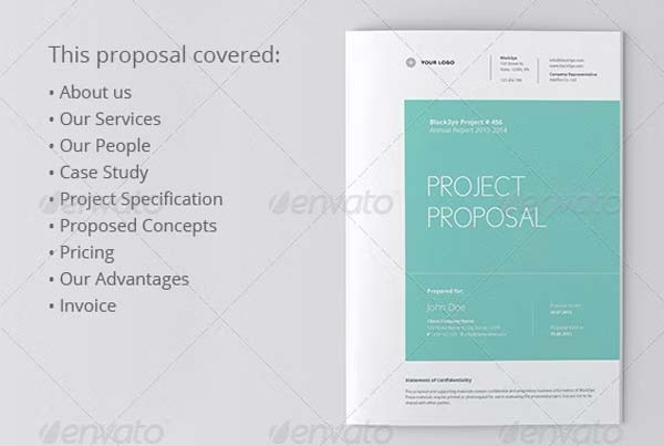 Minimalist Project Proposal Word Template