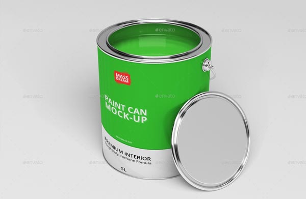 Sample Paint Can Mockup