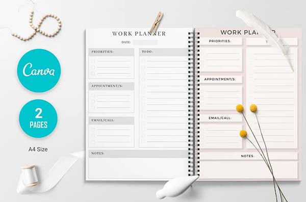 Work Sheet Planner