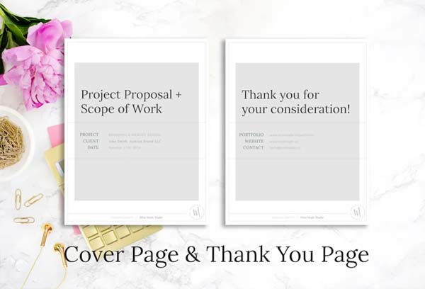 Work and Project Proposal Design Template