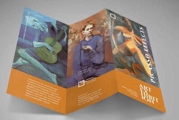 Art Exhibition Event Trifold Brochure