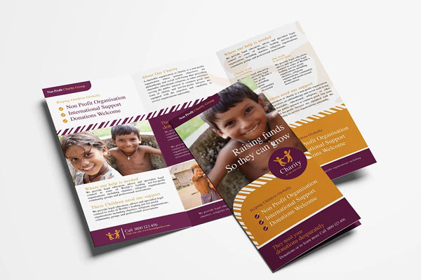 Best Kids Charity Brochure Template