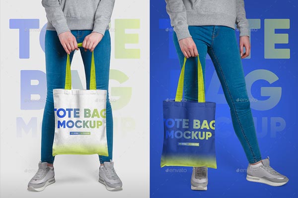 Canvas Tote Bag Mockup