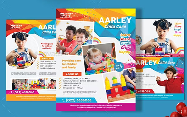 Child Care & Daycare Flyer Template