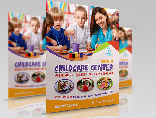Childcare and Daycare Flyer Template