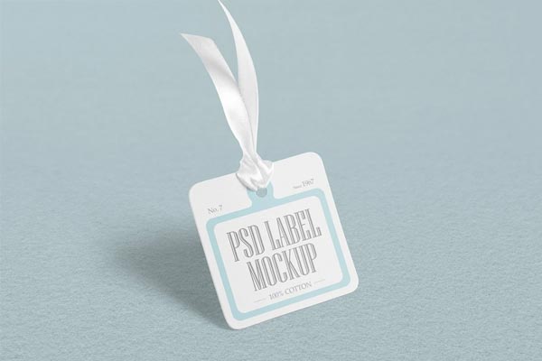 Cloth Label Tag Free Mockup