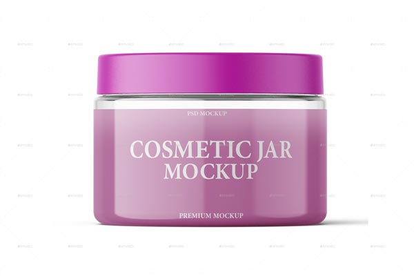 Cosmetic Jar Mockup