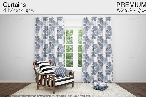 Curtains Mockup Pack