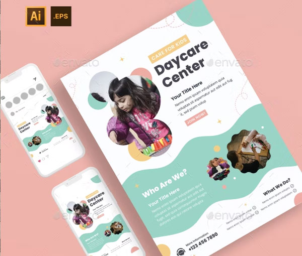 Daycare Center Flyer Template