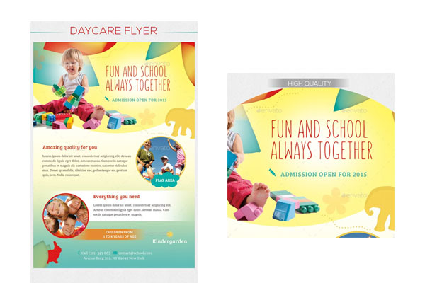 Daycare and Children Flyer Template