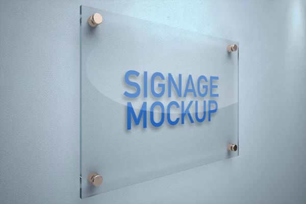 Digital Signage Board Mockup