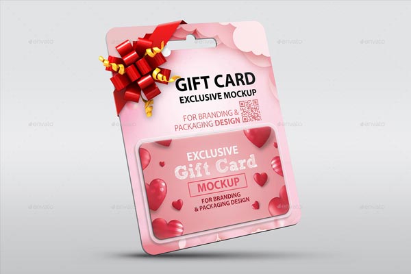 Exclusive Gift Card Mockup