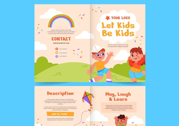 Free Brochure Template For Kids