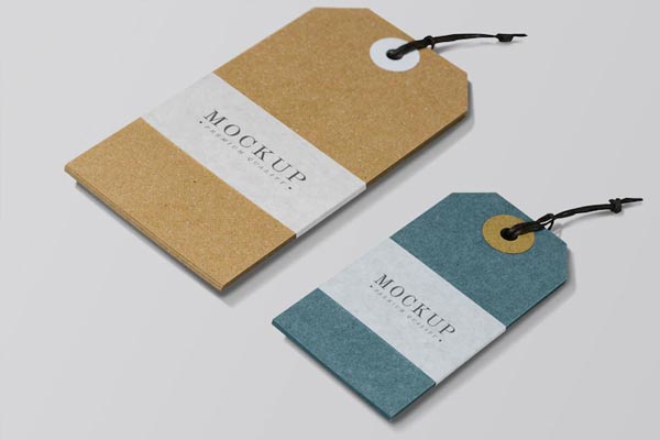 Free Clothing Label Mockup