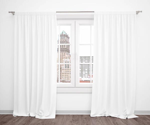 Free Curtain Mockup Design