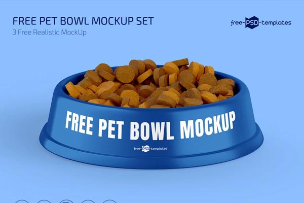Free Feed Bowl Mockup