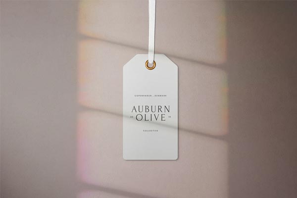 Free Garment Label Tag Mockup