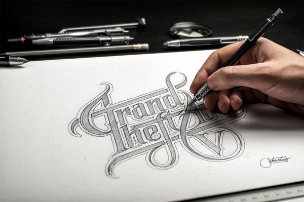 Free Hand Drawn Sketch Mockup