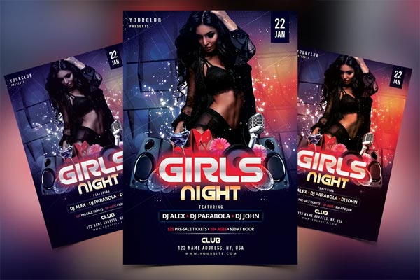 Free Ladies Flyer Templates