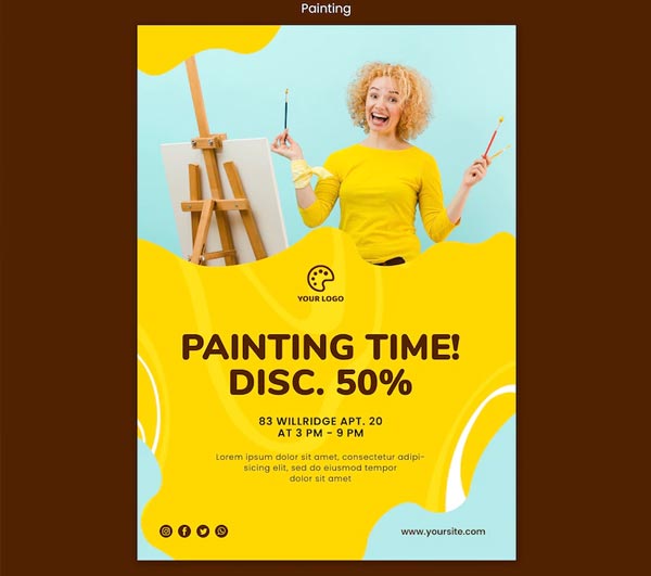 Free Paint Flyer Template