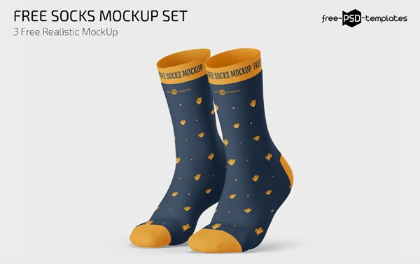 Free Socks Mockups - 25+ Free Photoshop, Vector, EPS, PNG