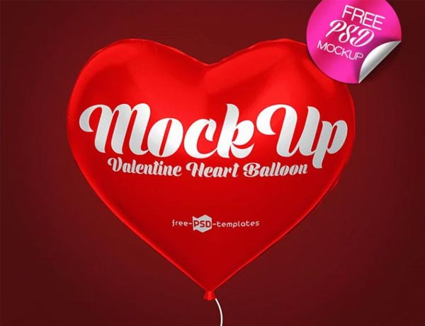 Free Valentine Heart Mockup