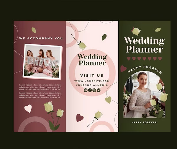 Free Wedding Planner Brochure Template