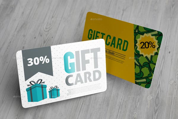 Gift or Discount Card Mockup