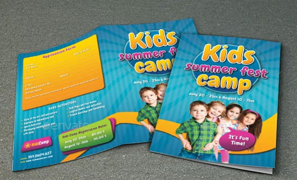 Kids Camp Brochure Template