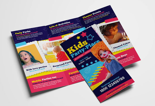 Kid's Party Trifold Brochure