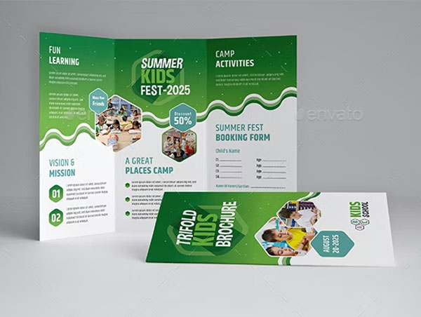 Kids School Brochure Template