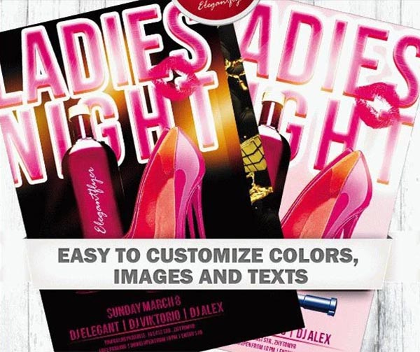 Ladies Night Flyer Template Free