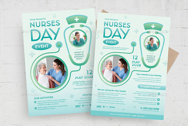 Nurses Day Event Flyer Template