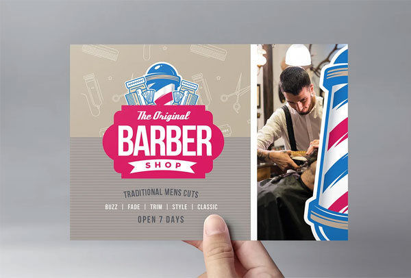 Original Barber Shop Flyer Template
