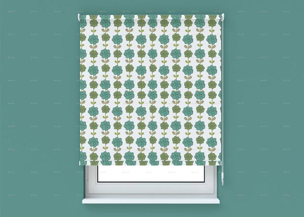 Roller Curtain Mockup