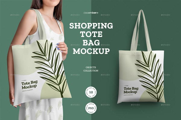 Shopping Tote Bag Mockups