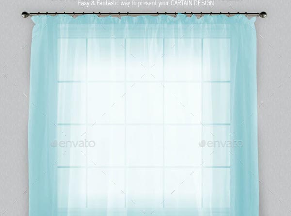 Simple Curtain and Wall Mockup