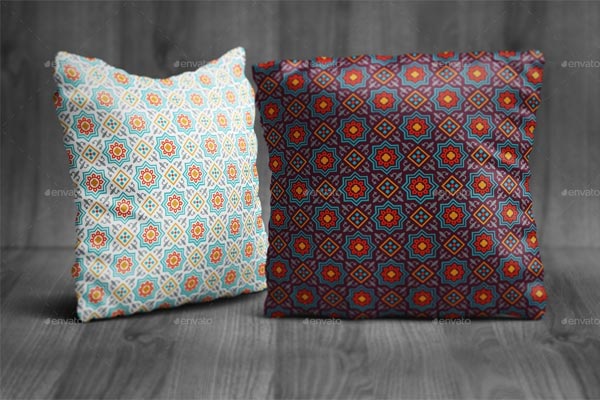 Square Pillow Mockup