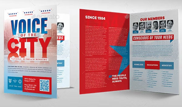 Voice of the City Charity Brochure Template